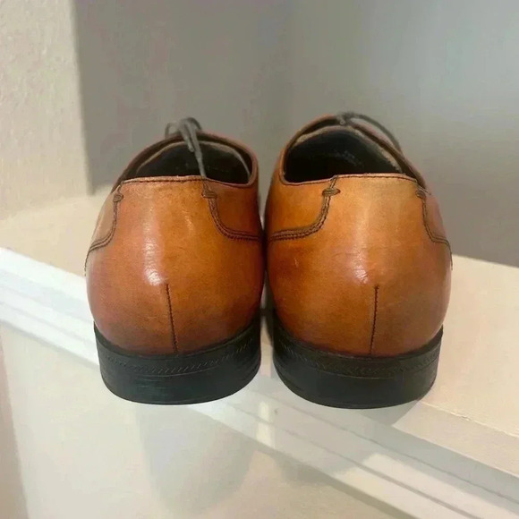Cole Haan Air Dress Shoes Men's 10.5 M Derby Oxford Leather Brown Lace Up C09161 - Picture 6 of 10